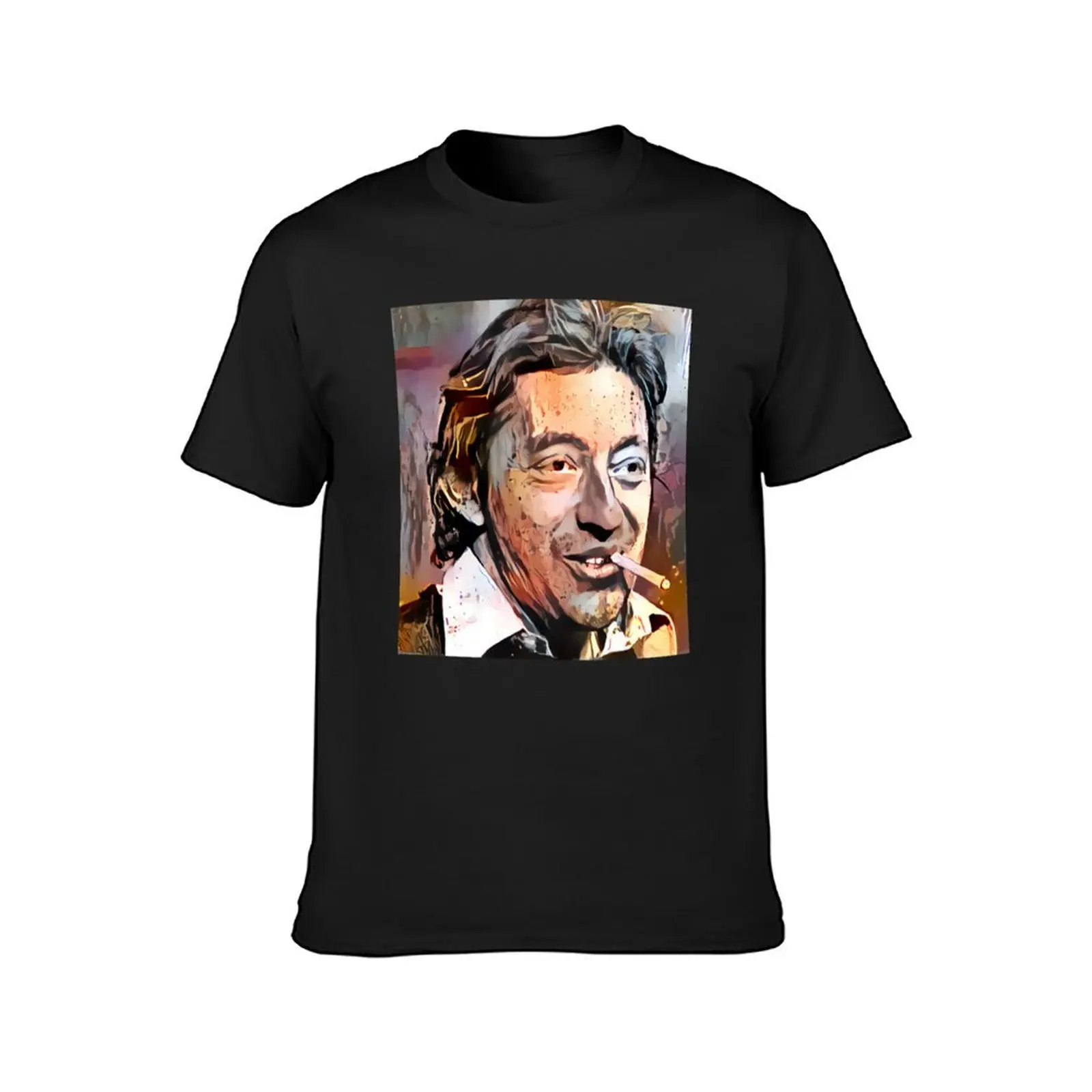 Serge Gainsbourg classique T-Shirt sports fans sweat for a boy black t-shirts for men