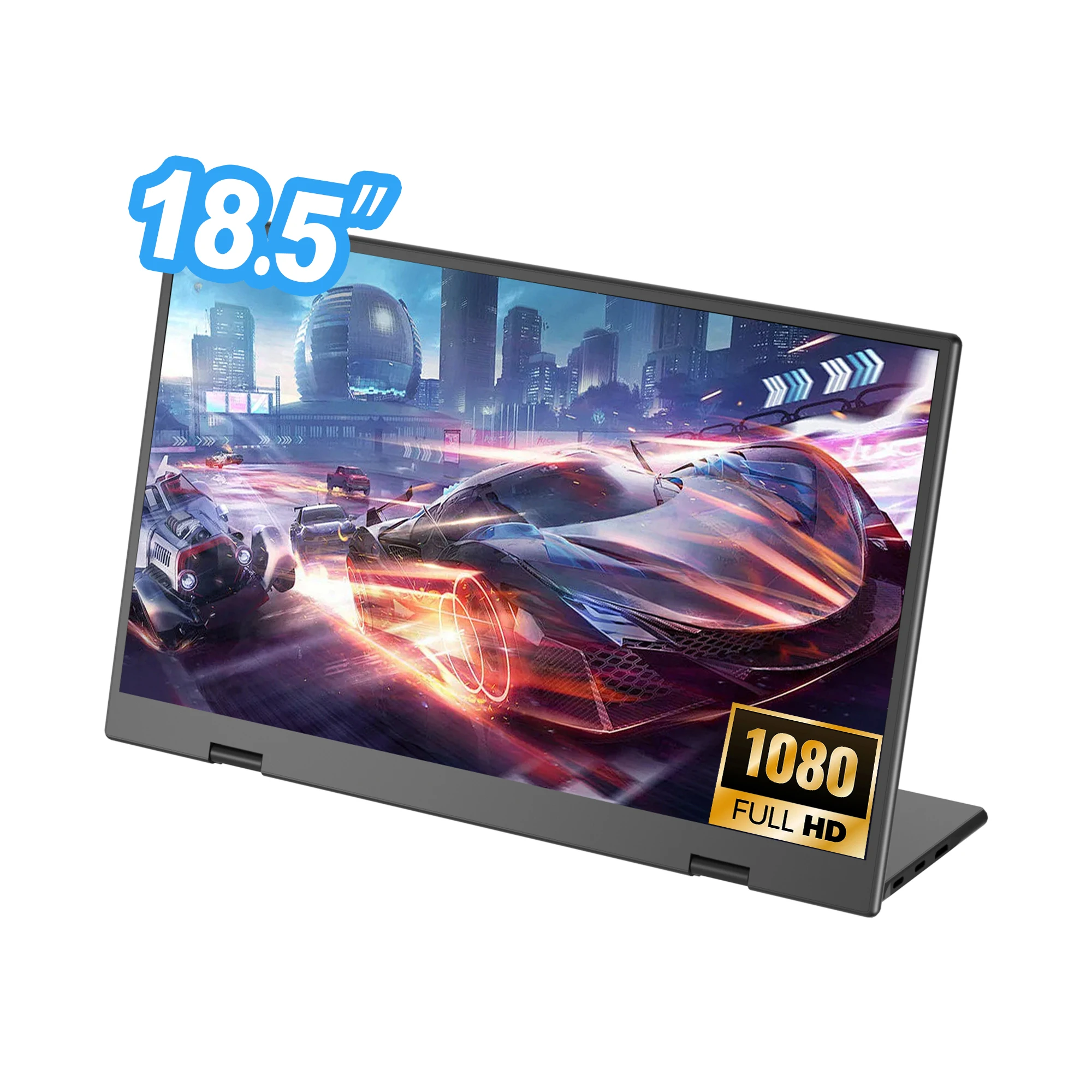 

Sibolan 18.5-inch Portable Monitor, 100Hz RGB72% with VESA Hole and New Back Bracket Laptop Extended Display ADS-IPS HDR Screen