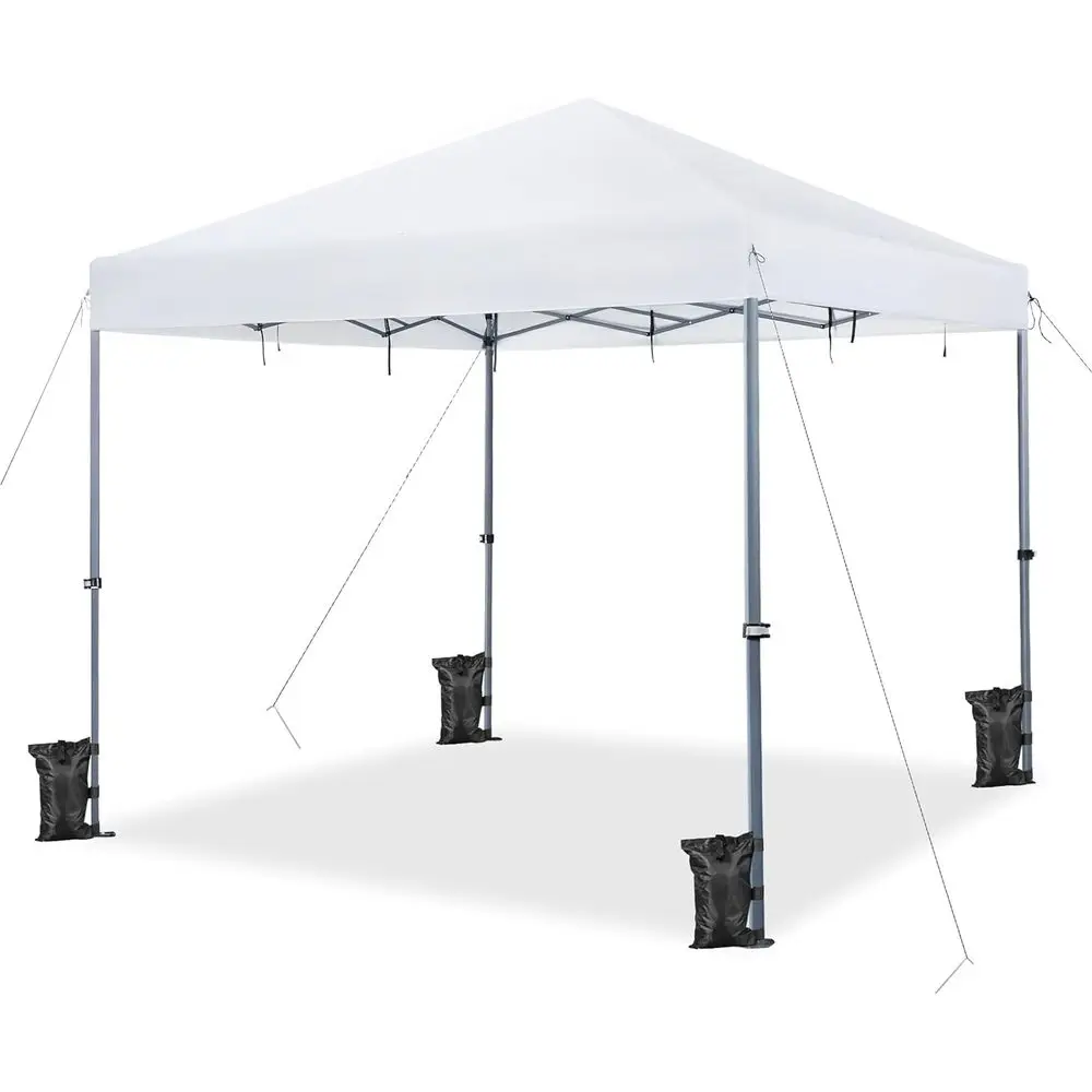 

12x12 Instant Pop-Up Tent, Portable Outdoor Shelter, Commercial Gazebo with Wheel Bag and Sandbags for Home, Party, Outdoor Even