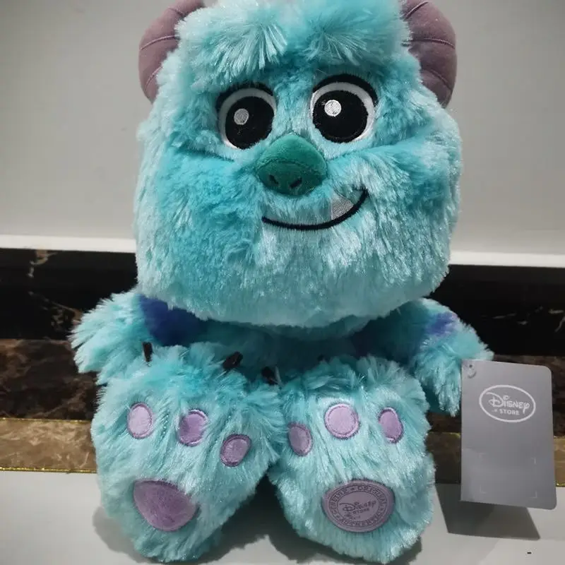 Disney-Monsters University Brinquedos de pelúcia para crianças, bichos de pelúcia, boneca macia, presentes infantis, bebê Sulley Sullivan, 28cm