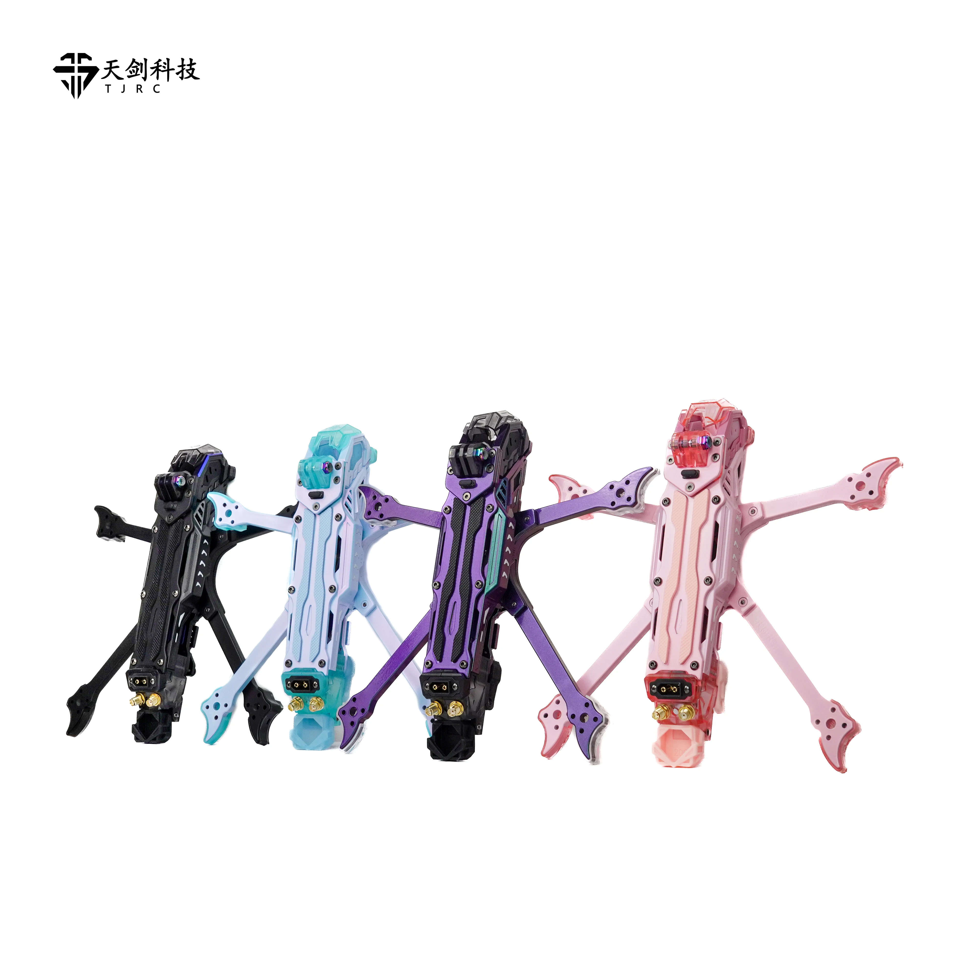 

TianJian Technology TJRC-J5V2 5-дюймовая рамка дрона, совместимая с O4 Air Unit Pro для гонок FPV Freestyle