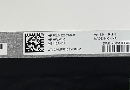 mb116an01-v10-mb116an01-116-panneau-d'affichage-d'ecran-lcd-d'ordinateur-portable-1366-×-768-edp-30-broches