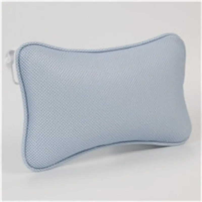 Bathtub Pillow For Neck Back Bone-shaped Suction Cup 3d Mesh Pillow Bathroom Bath Pillow Easy To Use For Bathroom Shower