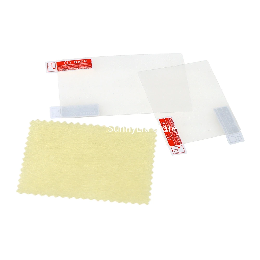 20 เซ็ต/ล็อต 2in1 ด้านบน + ด้านล่าง Ultra CLEAR หน้าจอ LCD Protector สำหรับ Nintendo 3DS ป้องกันฟิล์ม pacakage