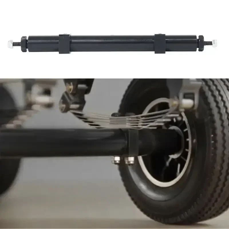 

Metal Unpowered Rear Axle 120mm140mm for 1/14 Tamiya RC Trailer Truck DIY Modification Upgrade Parts