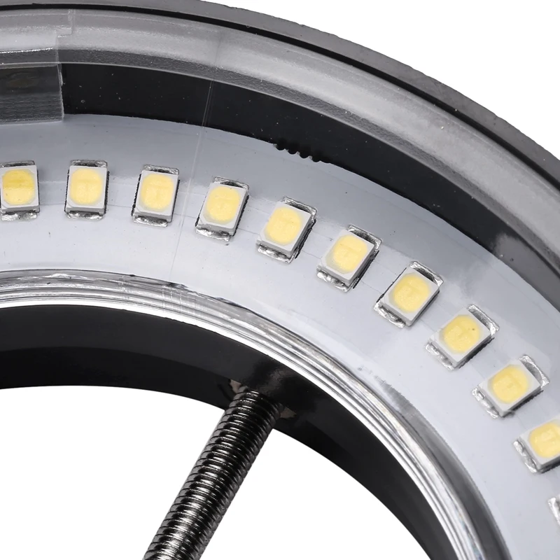 48 LED SMD USB ปรับแหวน Light Illuminator โคมไฟสําหรับกล้องจุลทรรศน์อุตสาหกรรมกล้องอุตสาหกรรมแว่นขยาย