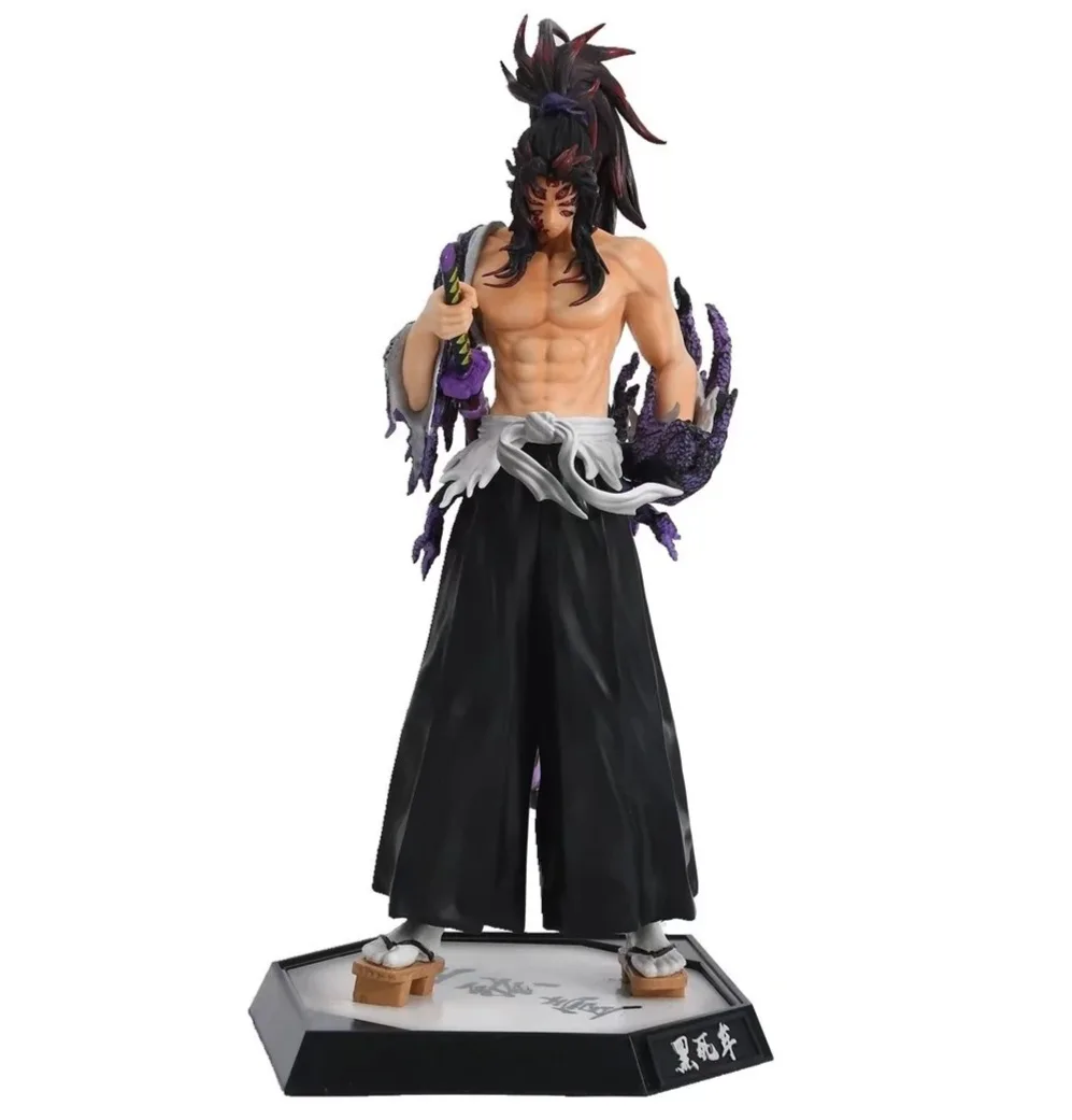 

31cm Demon Slayer Anime Action Figure Kokushibo Figures Gk Model Collection Kimetsu No Yaiba Desktop Decor Toys Gifts For Kids