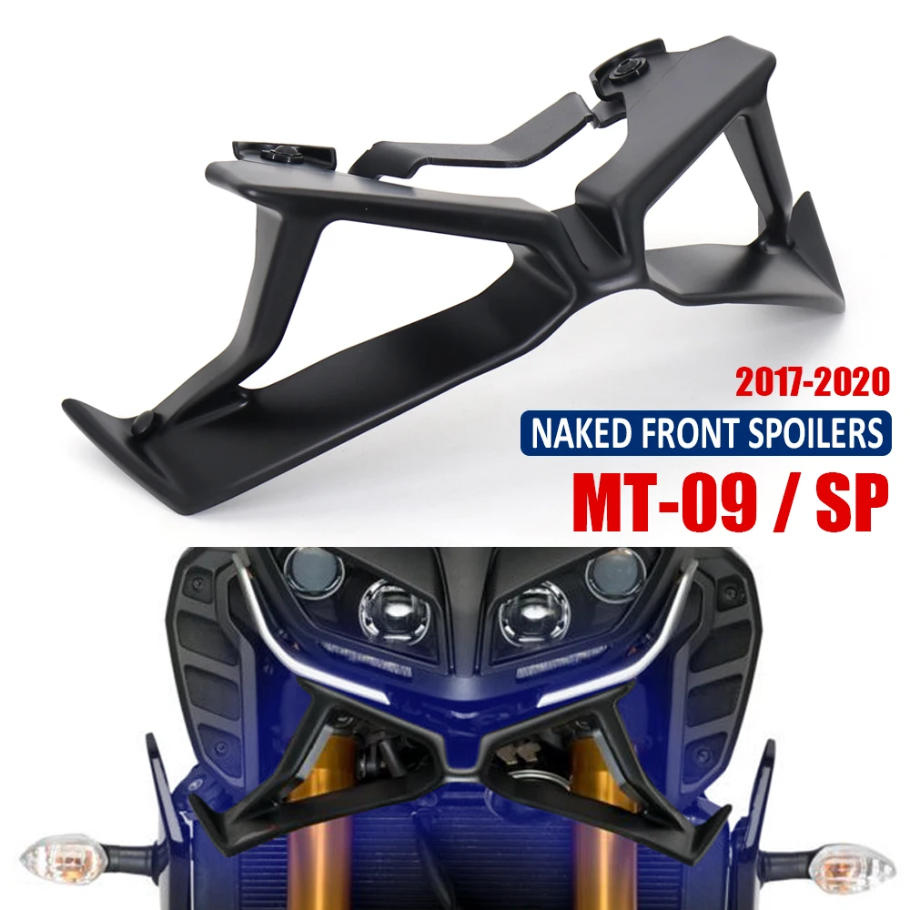 Motorcycle Accessorie Front Downforce Spoilers mt09 sp Downforce naked frontal spoiler For YAMAHA MT09 MT-09 2017 2018 2019 2020