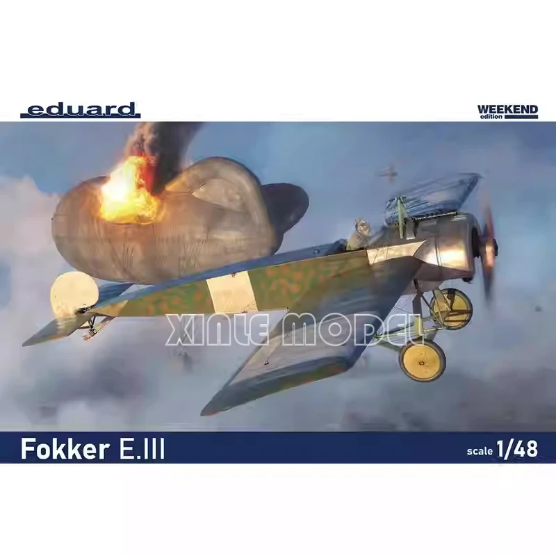 

Eduard Plastic Assembled Aircraft Model Kit 8419 Fokker E. III - Weekend Edition 1/48