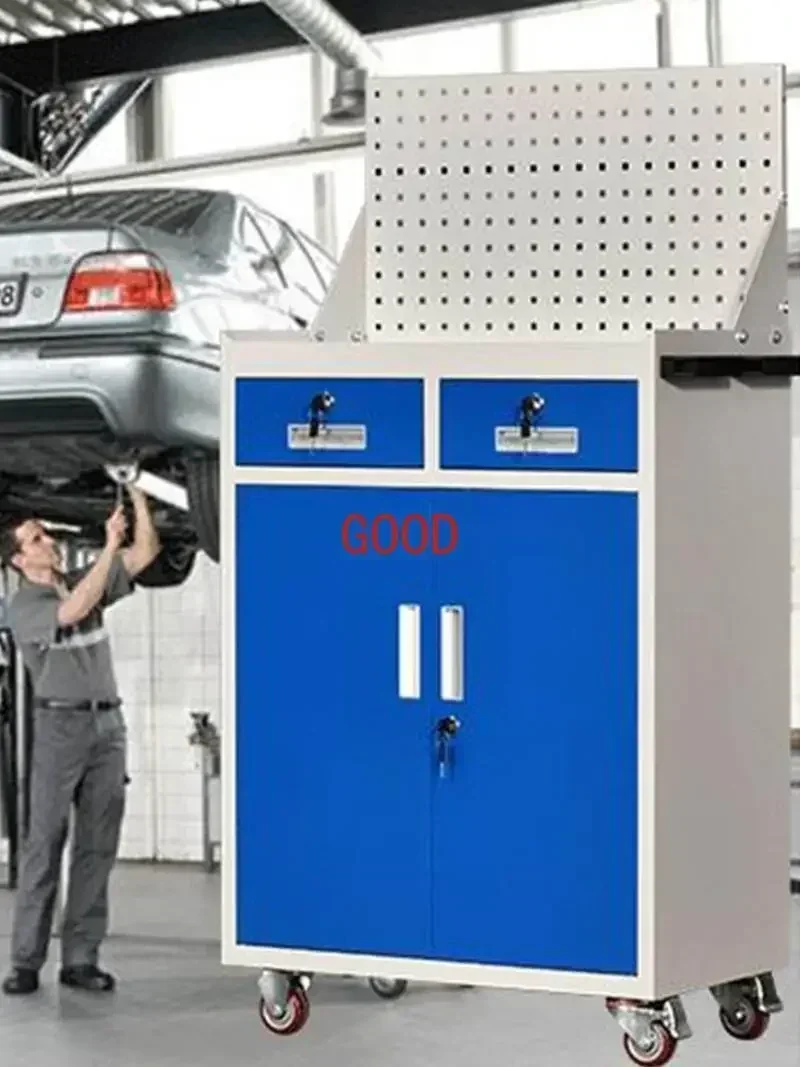 Heavy duty thickened tool cabinet with drawers workshop locker