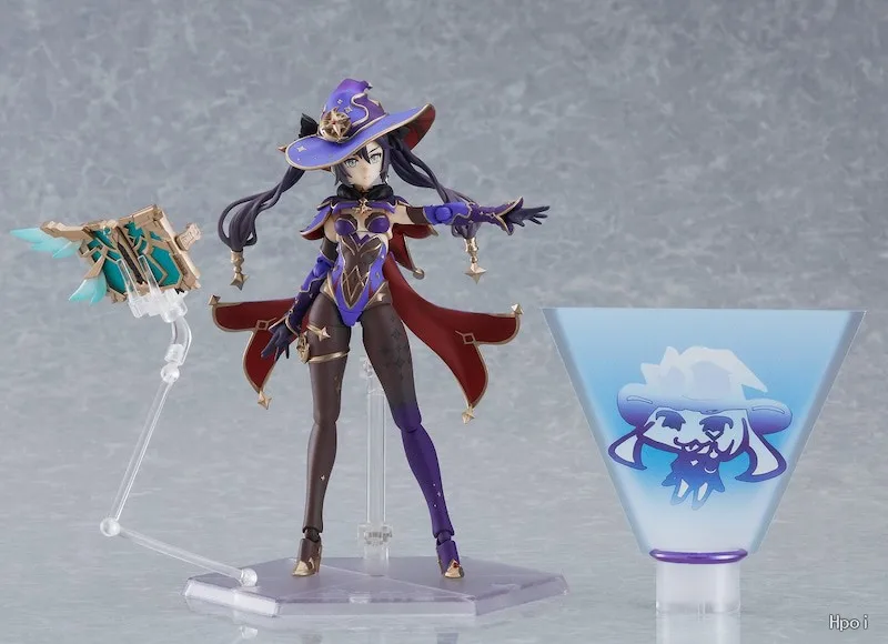 Original en existencia GSC Figma # 548 Genshin astrólogo Mona Megistus figuras modelo juguete colección de regalo ornamento