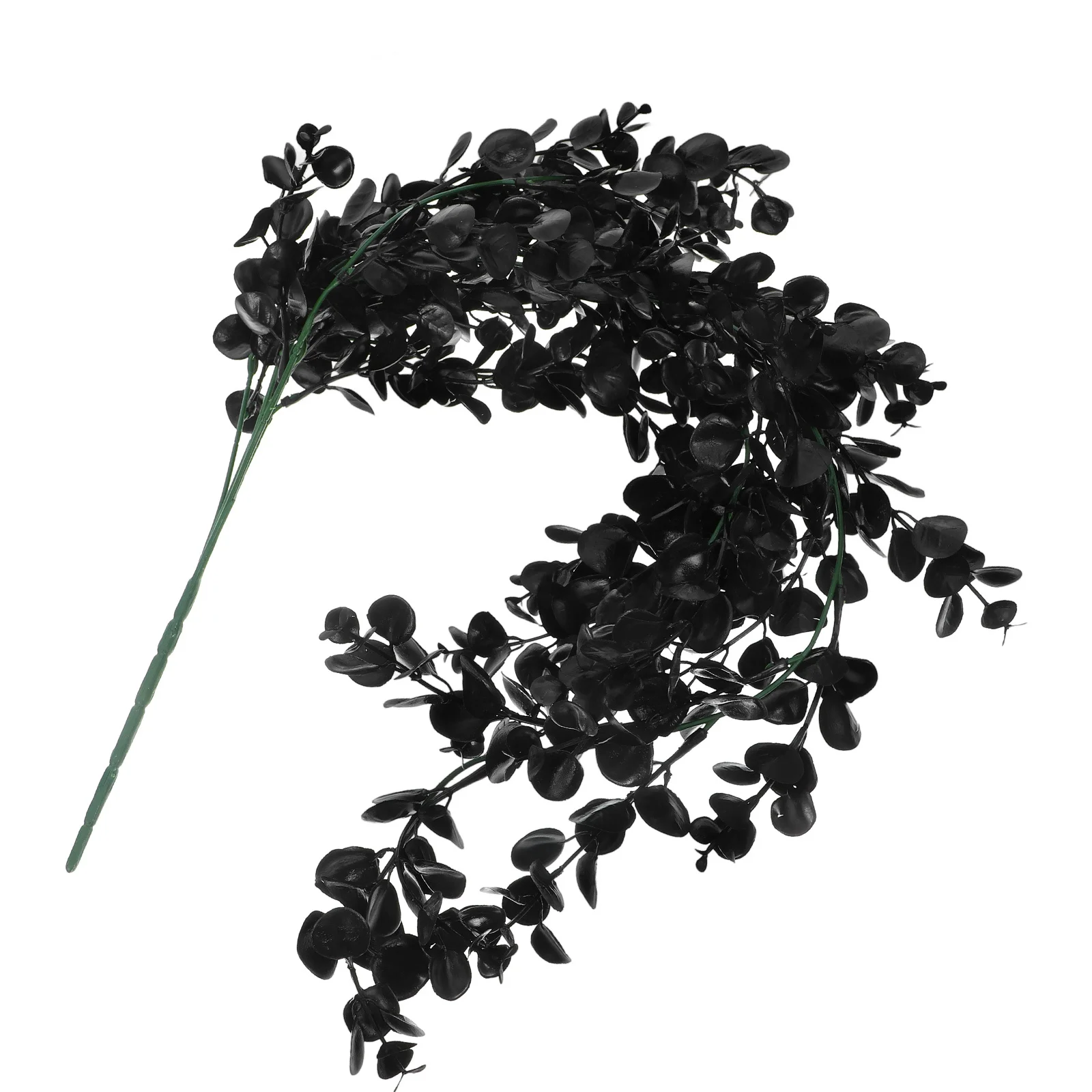 

Artificial Plants Tree Balck Eucalyptus Hanging Stems Indoor Fake Wall Decor