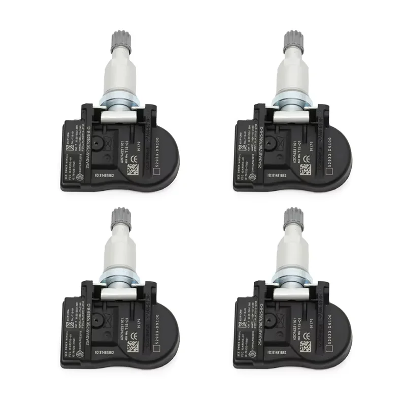 4Pcs Tire Pressure Sensor 52933-D9100 52933-D4100 For KIA Optima Sportage Sorento Genesis  433MHz