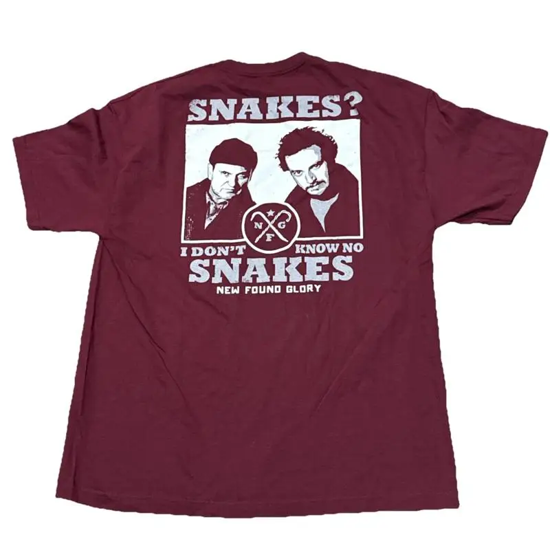 New Found Glory NFG Home Alone “Snakes?” Shirt Authentic & Licensed NEW Sz S
