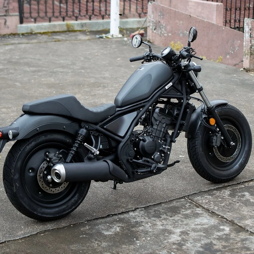 For honda Rebel 500 CMX300 500cmx Modified seat cushion DS style diamond pattern high and low comfort seat bag
