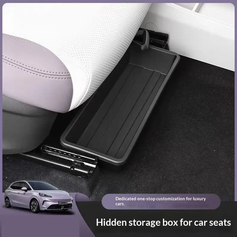 Universal Car Under Seat Storage Box Removable Dust-proof Organizer Large Capacity for Auto Interior Storage Accessories