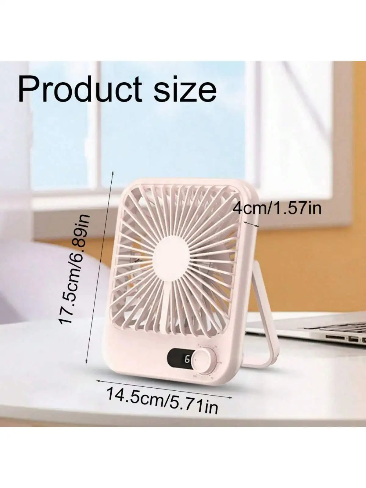 

Дорожный вентилятор для сна, перезаряжаемый портативный вентилятор с цифровым дисплеем, персональный USB-вентилятор, небольшой настольный вентилятор