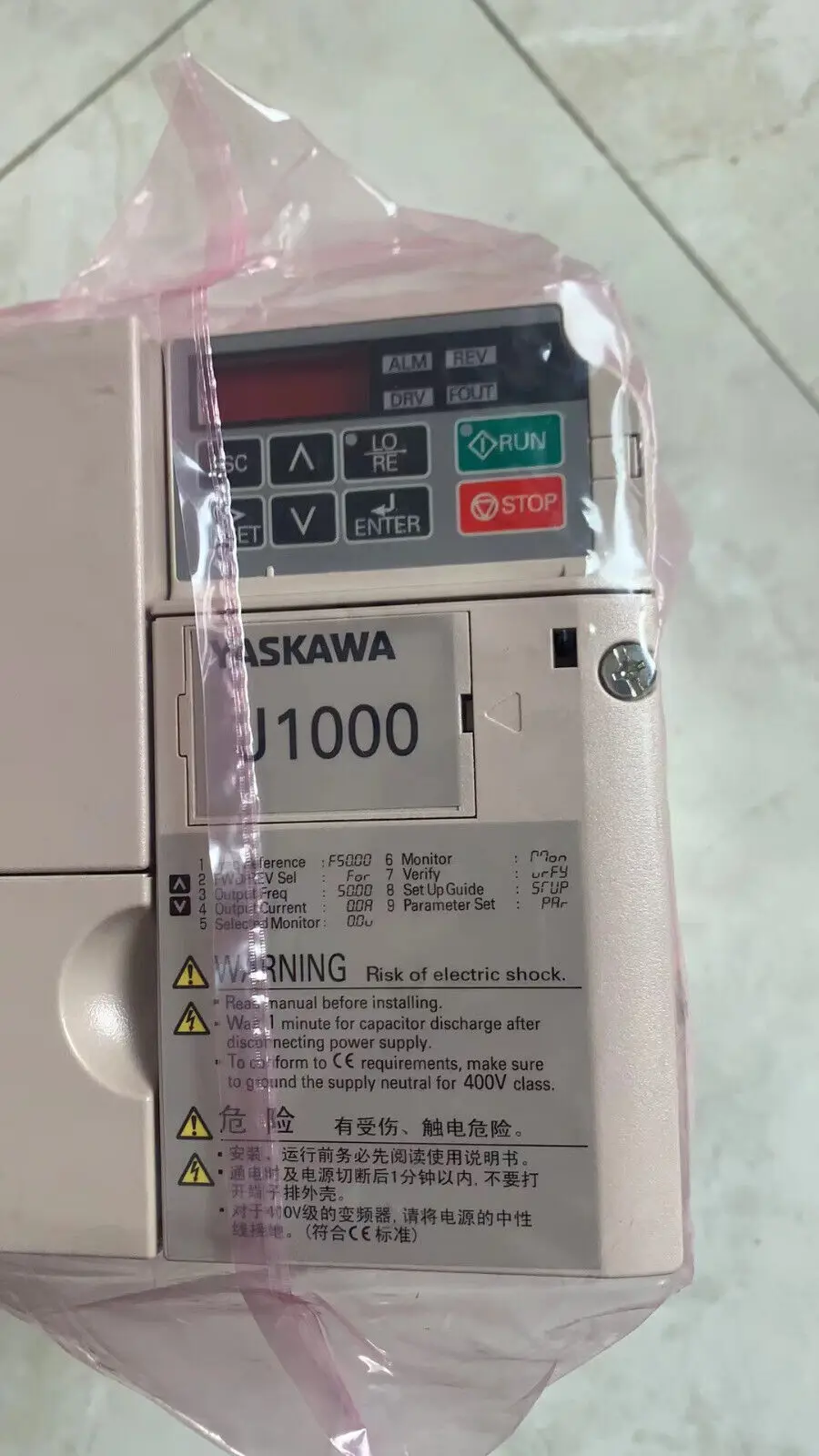 

CIMR-JU4A0009BAA new IN STOCK Servo drive