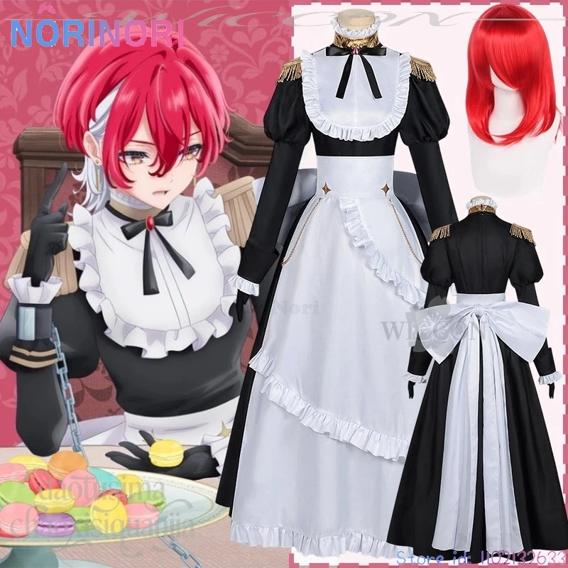 

Костюм Бении для косплея: Длинное платье горничной в стиле гот-лолита, красные парики. Для аниме-фестивалей, тематических вечеринок (например, «Игры смерти»), Хэллоуина.