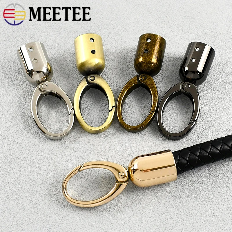 

2/4/10Pcs Metal Clip Stopper Buckle Bag Strap Connector Decor Hook Handbag Chain Cord Hanger Lock Clasp DIY Hardware Accessories