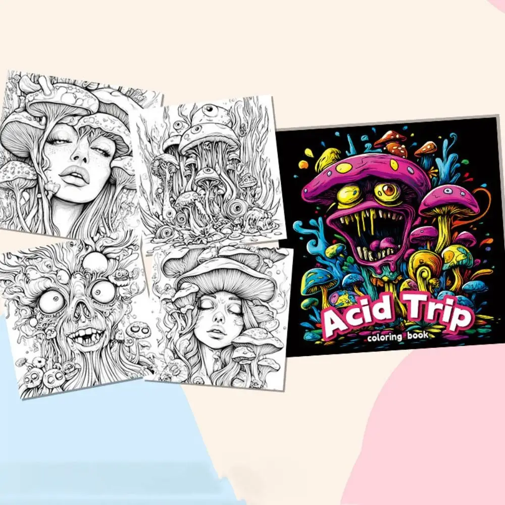 20-Blatt-Malbuch aus Papier, Graffiti, mit mehreren Themen, Kritzeleienbuch, Schloss, Montessori, Zeichenspielzeug, Büro- und Schulbedarf