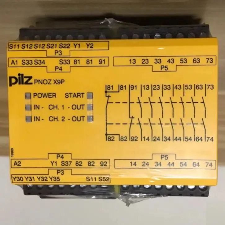 777609 PNOZ X9P 24VDC مرحلات أمان جديدة تمامًا، شحن سريع