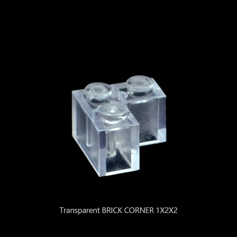 Kleine deeltjes 1x2 2x3 2x4 1x1 Bricks MOC Onderdelen Transparante Bricks bouwstenen Geschenken Speelgoed voor Kinderen