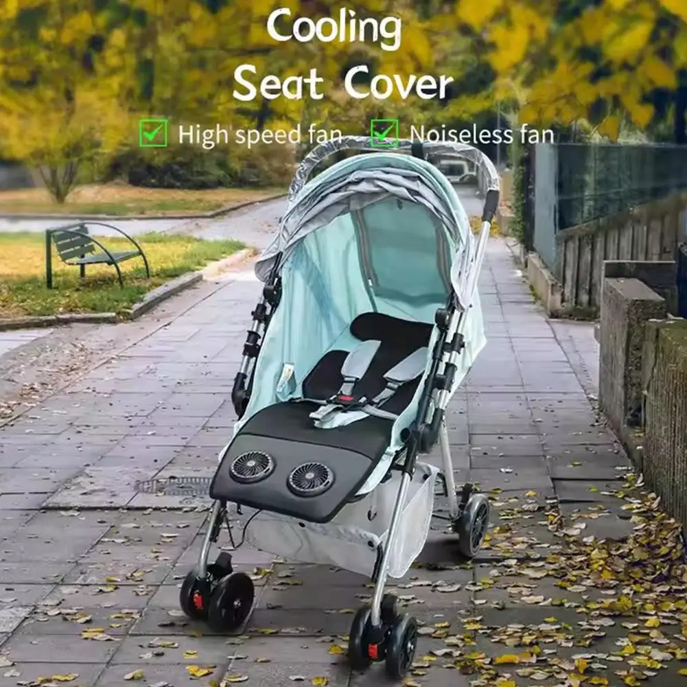 

Охлаждающая подушка для автомобильного сиденья с зарядкой через USB, съемный бесшумный вентилятор, универсальный дышащий автомобильный стул, подушка для детского автомобильного сиденья Co N3C8