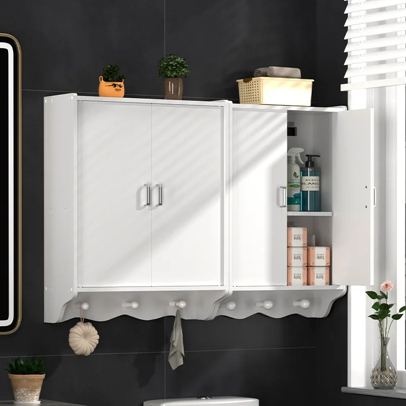 

Shelf above the toilet, wall cabinet, no punching, gap behind the toilet, toilet paper shelf, bathroom storage cabinet