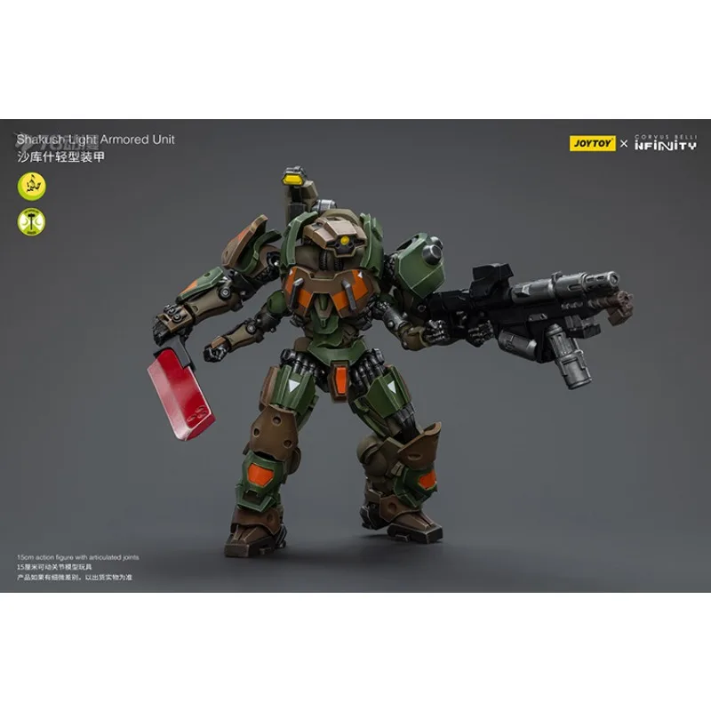 Joytoy original infinito série shakush luz armadura anime figura de ação modelo brinquedos modelo colecionável ornamentos presentes para meninos