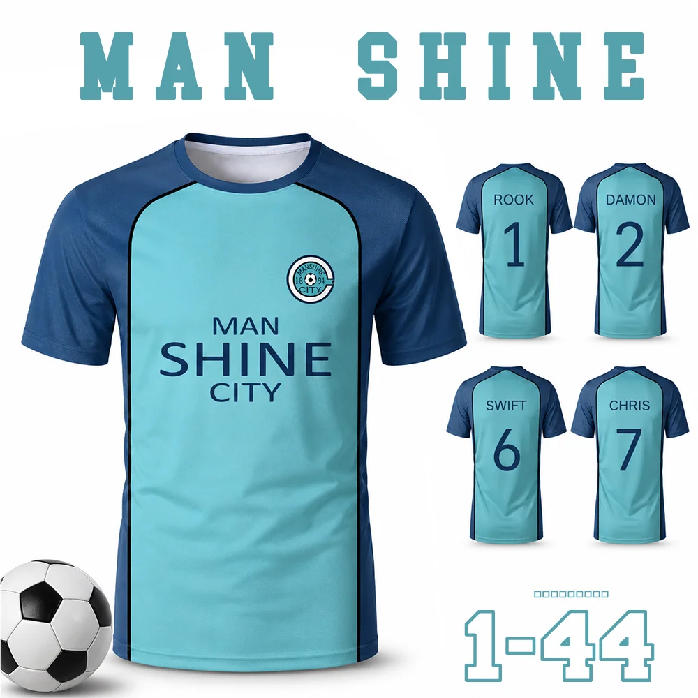 Blue Lock Anime Soccer Jersey Football Shirt Men Women Short Sleeve Breathable Sports Team Training Uniform Fan Gift Tops Wear