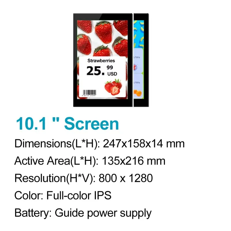 Waterproof Electronic Shelf Label Wifi Price Tag Esl Electronic Shelf Label