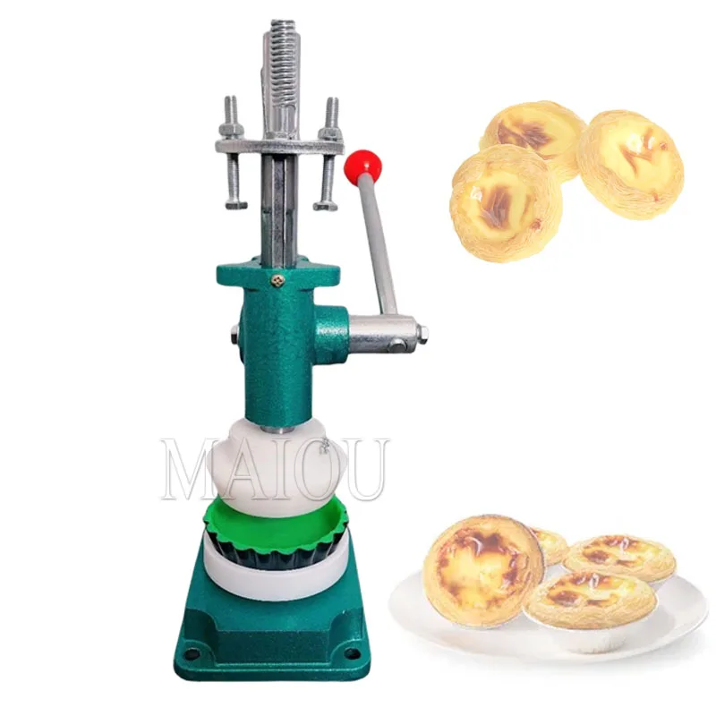 Commercial Manual Egg Tart Shape Machine Stainless Steel Non-Stick Cupcake Mold Multiple Size Baking Mould Pastry Tool