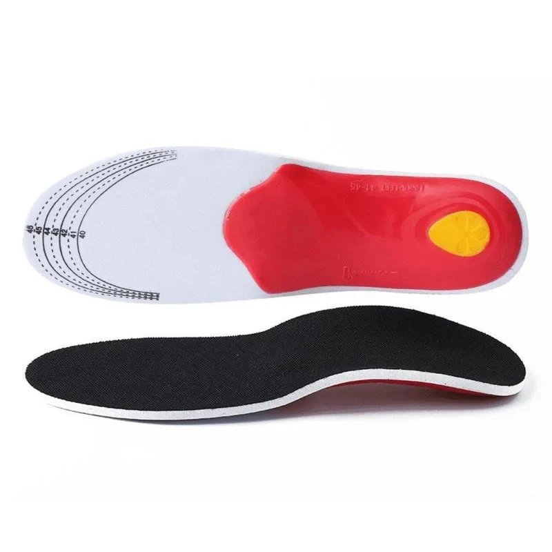 1/2 paire de semelles orthopédiques de soutien de la voûte plantaire, soulagement de la douleur des pieds plats, absorption des chocs, coussin orthopédique, inserts de chaussures confortables