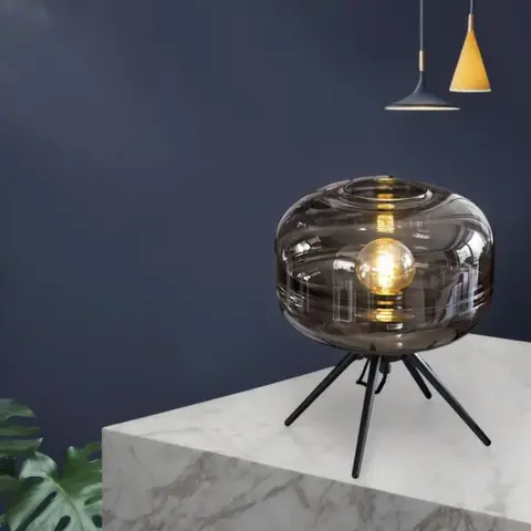 북유럽 미니멀리스트 유리 LED 책상 램프, 침실 헤드보드 서재 디자이너, 크리에이티브 거실, 고급 분위기 테이블 조명