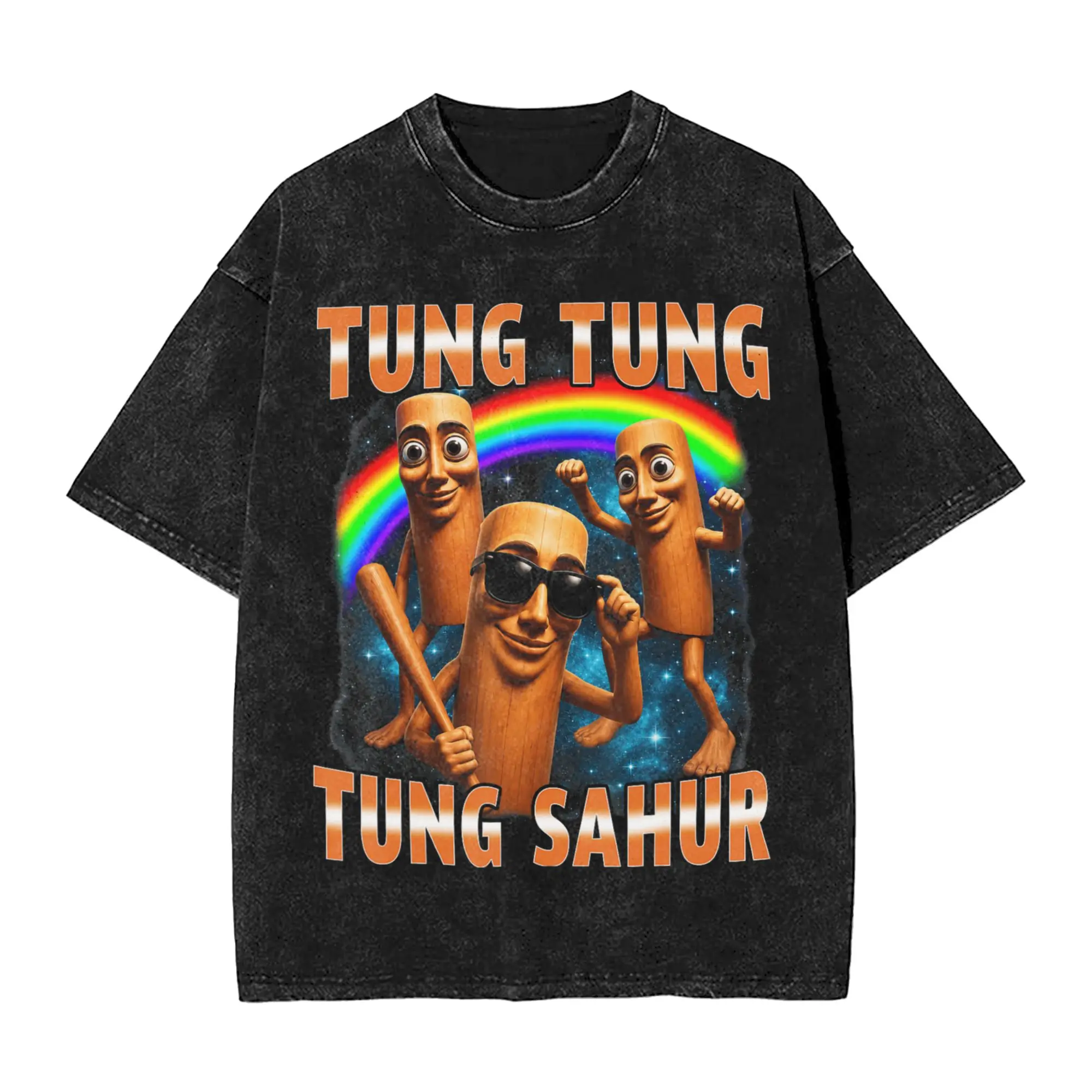 Tung Tung Tung Sahur is Calling Funny Italian Brainrot T-Shirt Men Funny Pure Cotton Tee Shirt Short Sleeve T Shirt Summer Tops