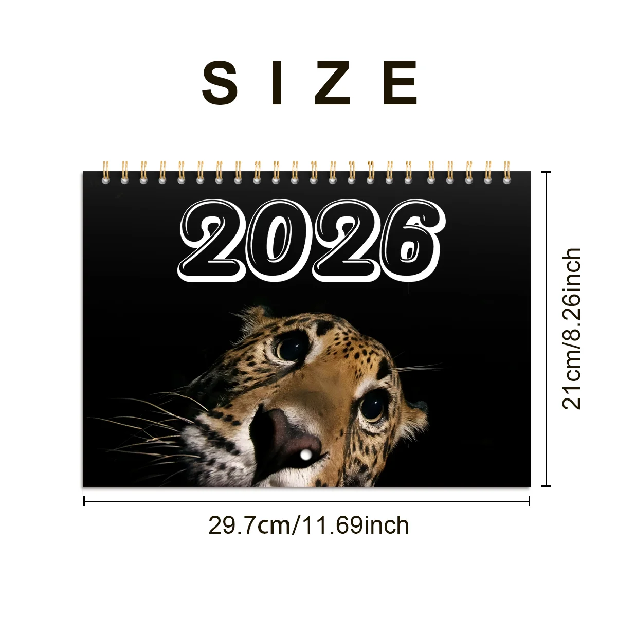 Calendario da parete 2026 Calendario da parete mensile da appendere Design animale Calendario mensile per agenda familiare da 12 mesi per camera da letto