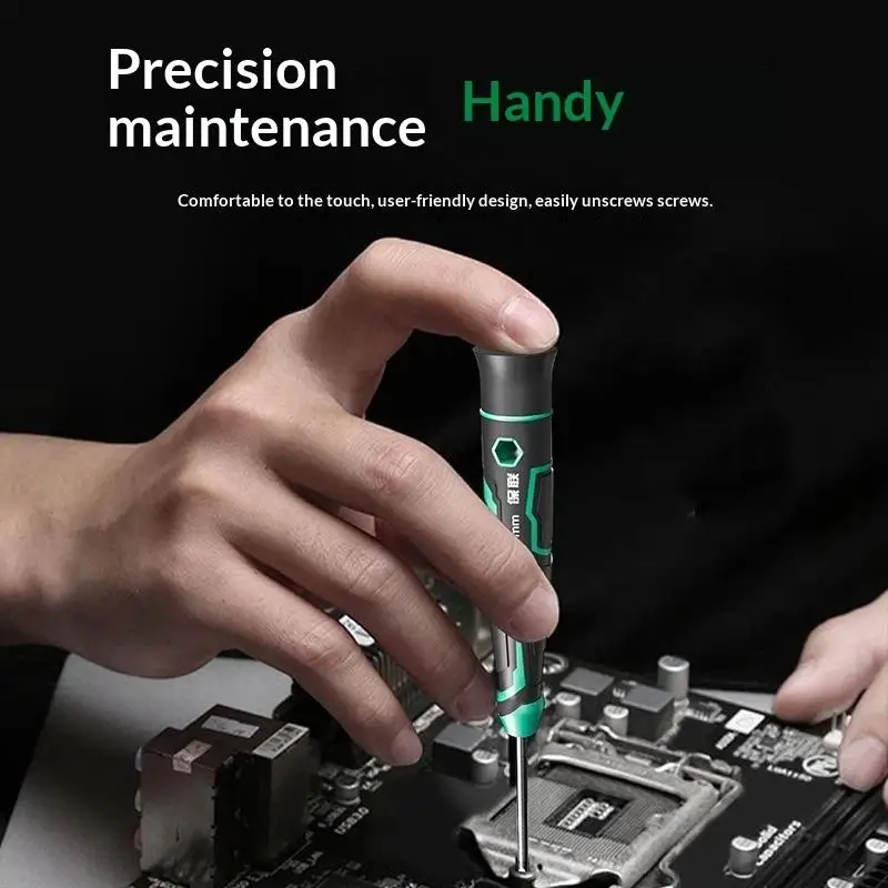 【BA】Precision Magnetic Screwdriver Anti-Slip Handle Slotted Type Mini Screw Driver Installation And Disassembly Repair Tool