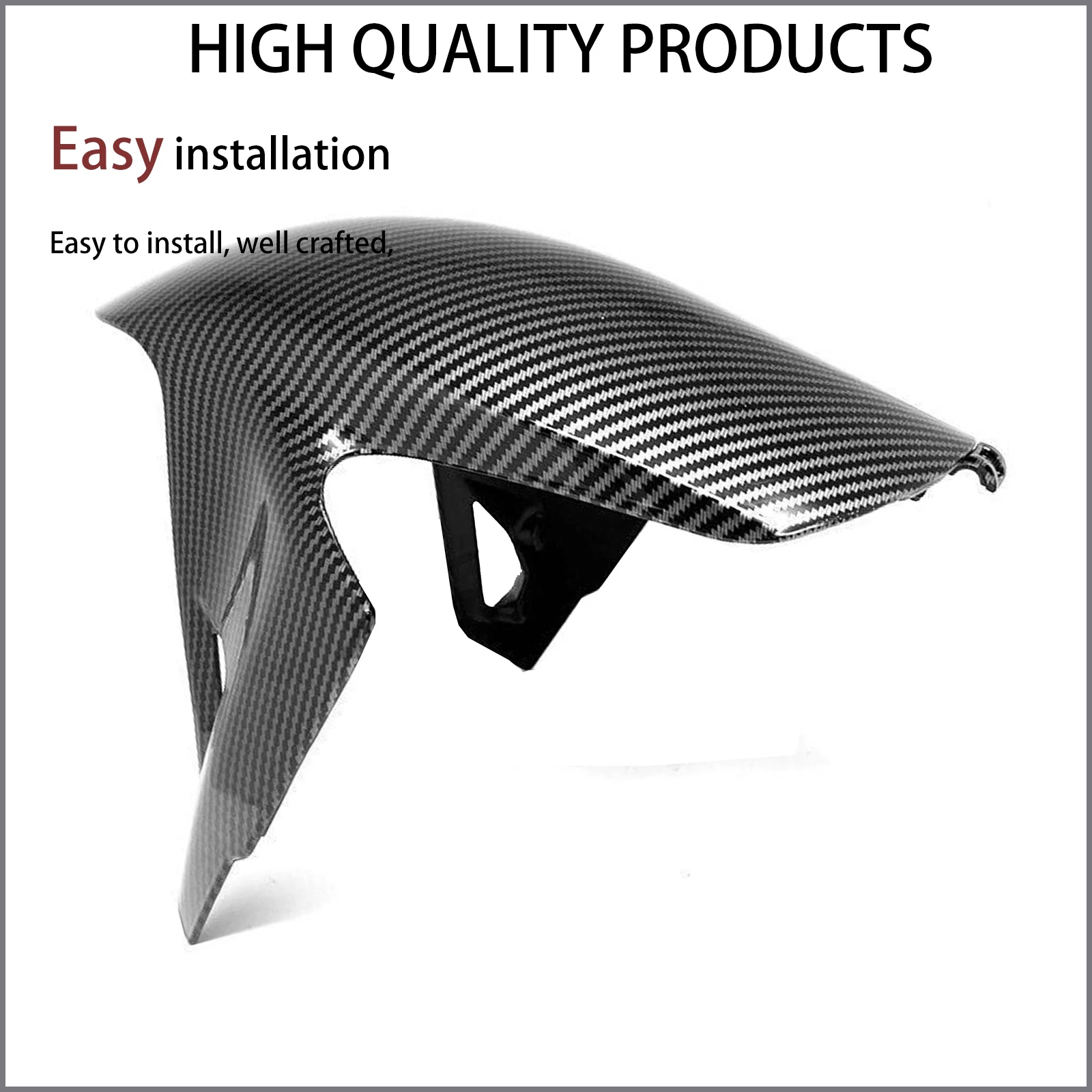 For Ducati Panigale Streetfighter V2 V4 V4S V4R 2018-2023 Motorcycle Front Fender Splash Mudguard Carbon Fiber Accessories
