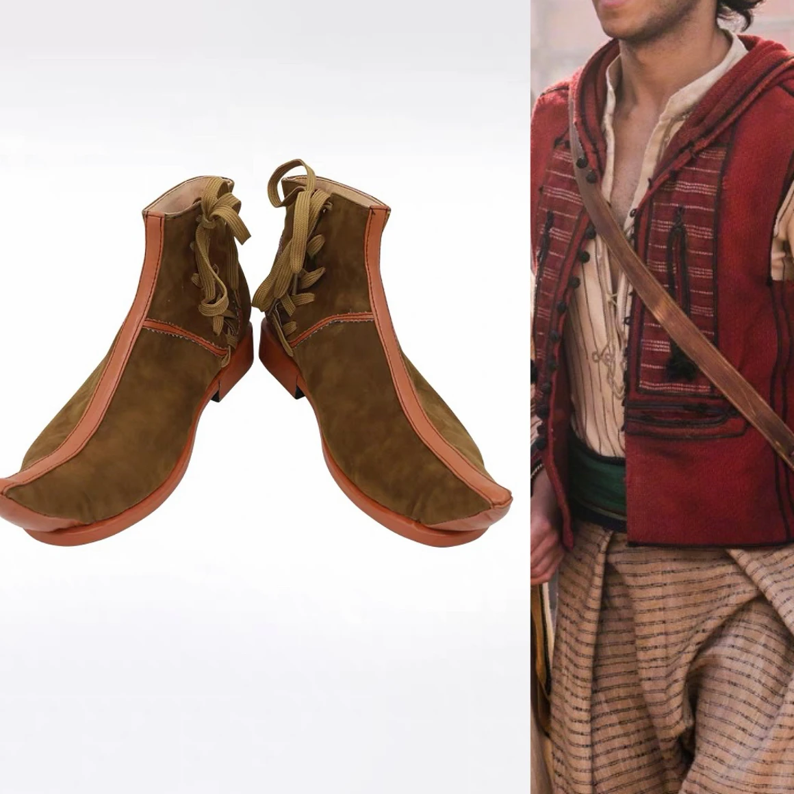 

Real Version Aladdin Prince Cospay Shoes Performance