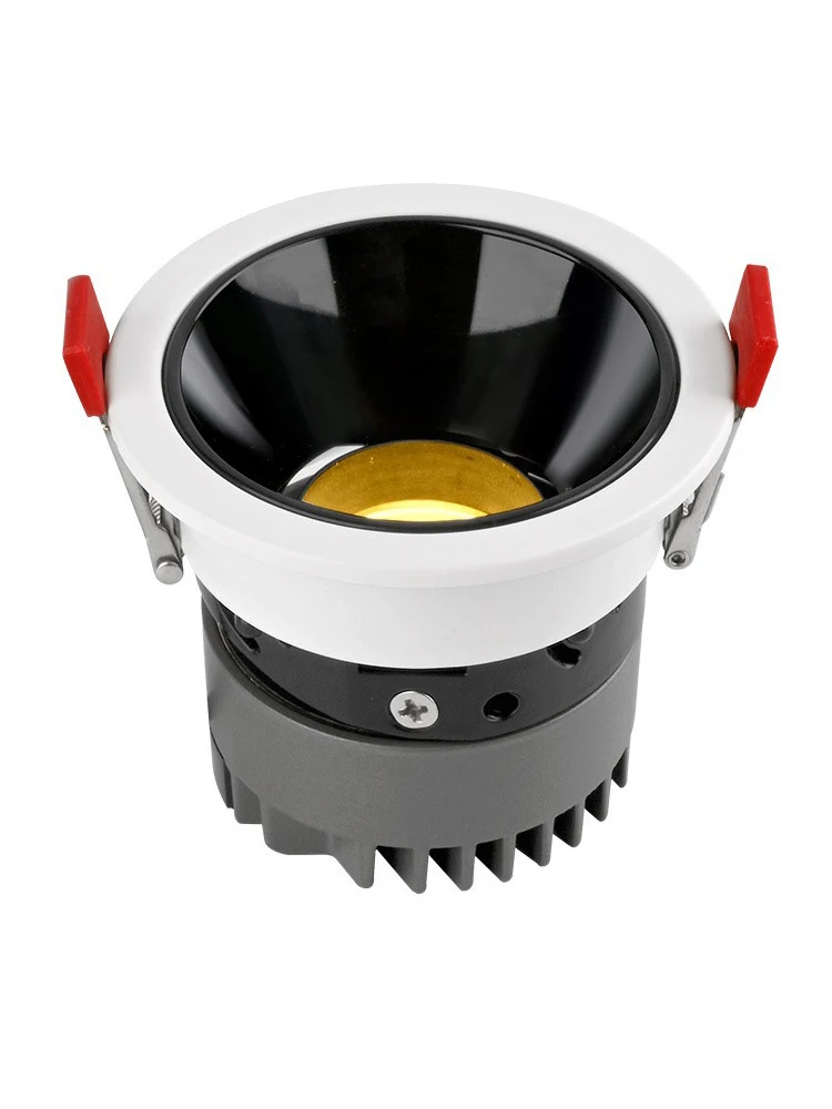 홈 데코 LED 스포트 램프, 오목한 원형 천장 다운 라이트, 침실 실내 거실, LED 다운라이트, 7W, 10W, 12W, 220V