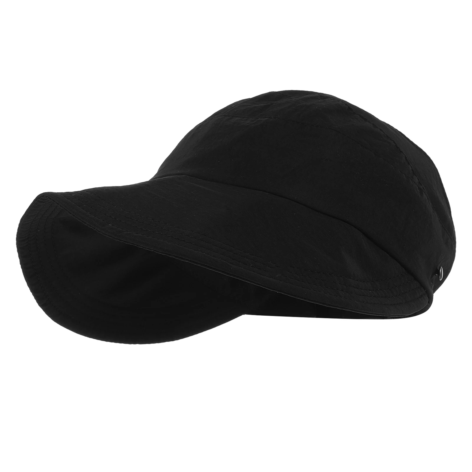 

Fisherman Bucket Hat Summer Sun Protection UV Wide Brim Breathable Mesh Hats Vacation Ice Silk Half Top Foldable Lightweight