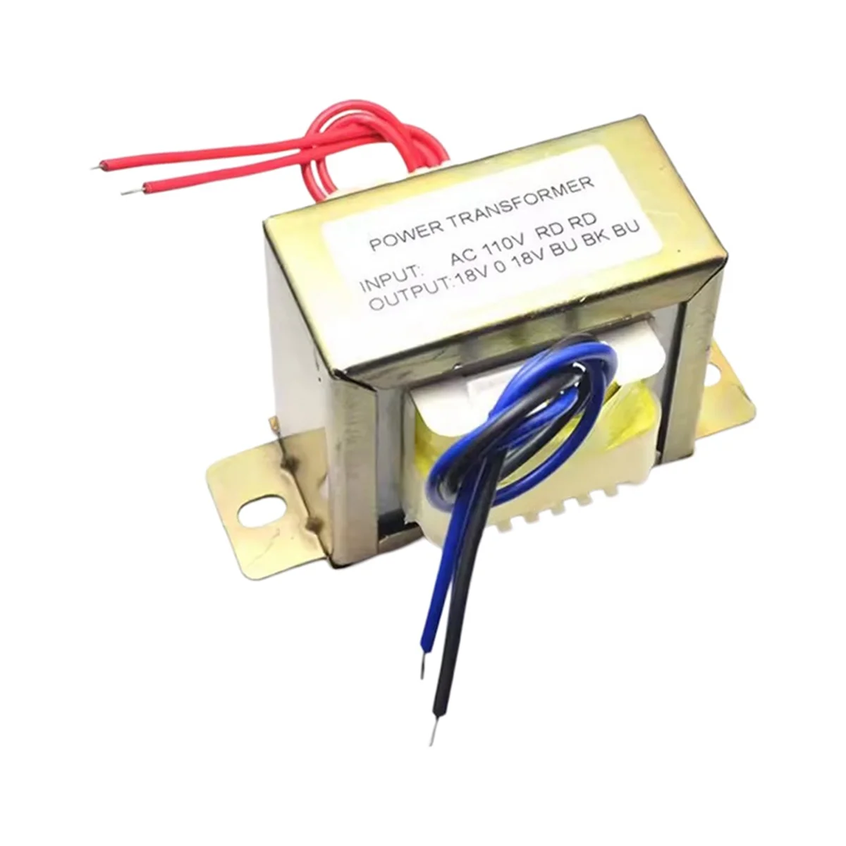 ABDX-Power Transformer Dual AC 18V 50W EI Transformer 110V in Optional for Preamplifier 2.1 Amplifier Tone Board