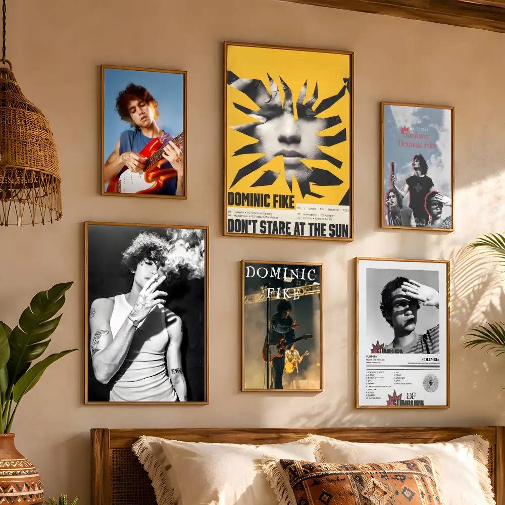 Pop Singer D-Dominic F-Fike Cozy Setup Inspiration Soothing Vibe Minimalist Room Setup Relaxed Livin Clean Wall Aesthetic Poster