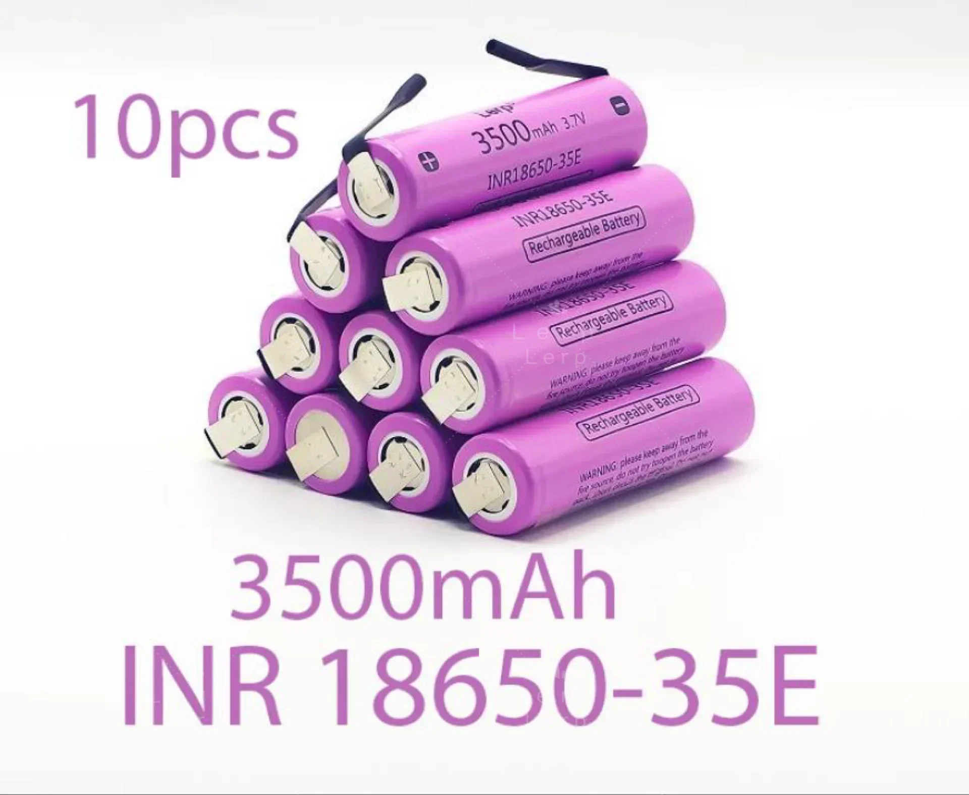 Batería recargable de iones de litio, 100% original, 186503500 mAh, 25A, descarga INR 186503500 mAh, 3.7V