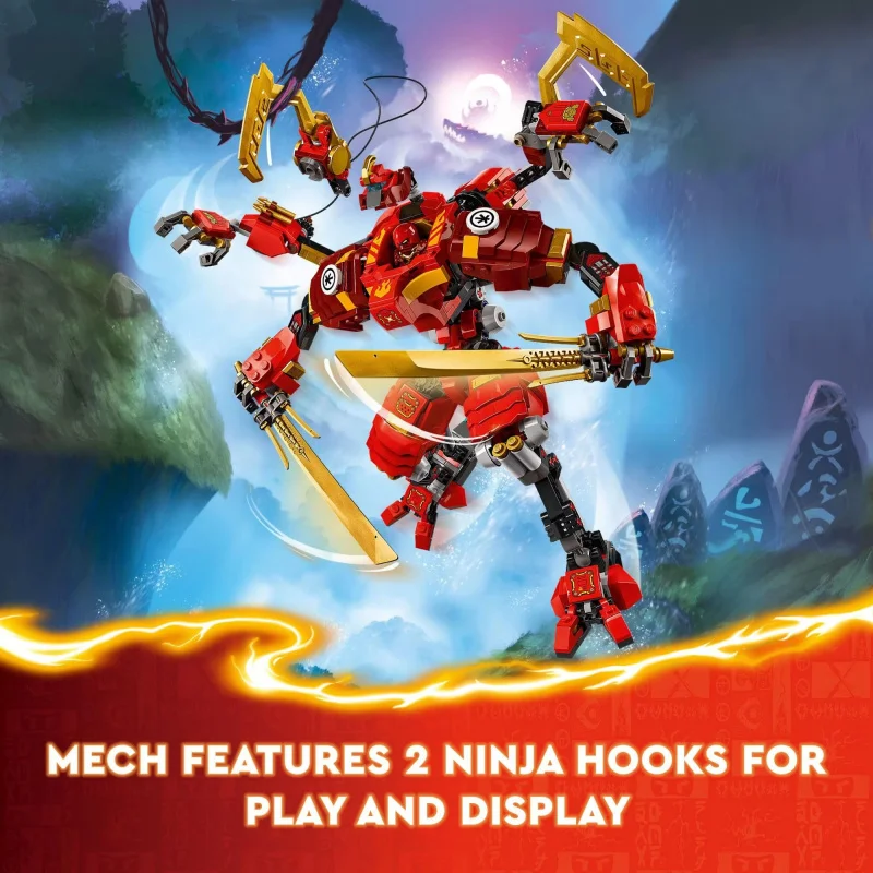 Compatible MOC Sets Ninja Series Building Blocks Kais Ninja Climbing Mech robot model children's  DIY  collection holiday gifts