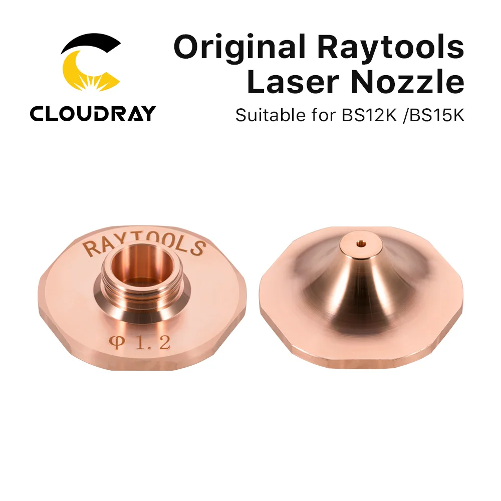 Cloudray Original Raytools Dia.28mm H15 Caliber 1.2~2.5 Single Layers Laser Nozzles for BS12K/BK15K Fiber Laser Cutting Machine