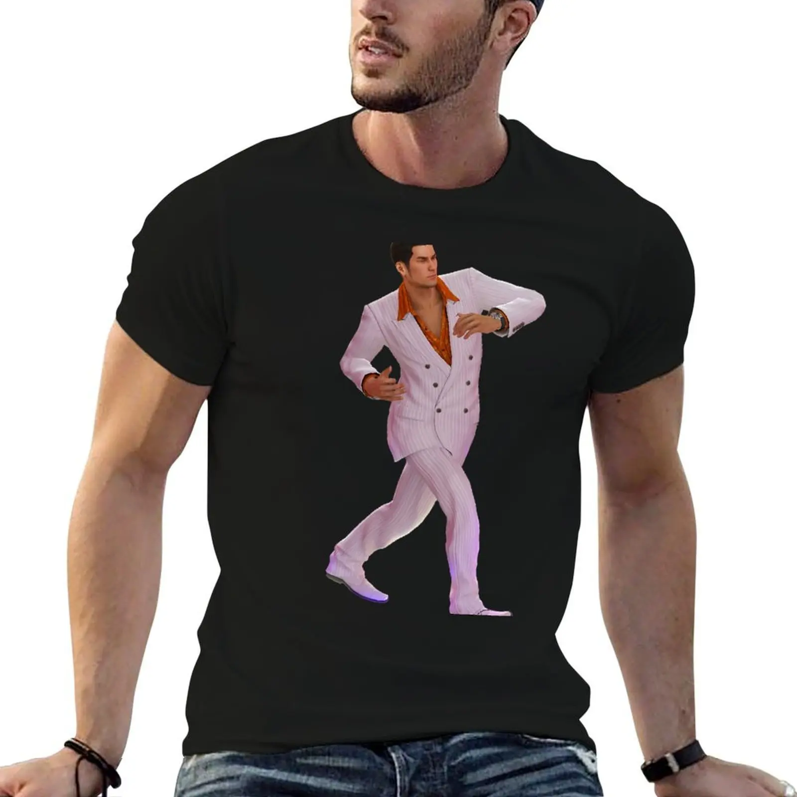 

Dancing Kiryu T-Shirt anime tshirt graphic t shirts for man T-Shirt
