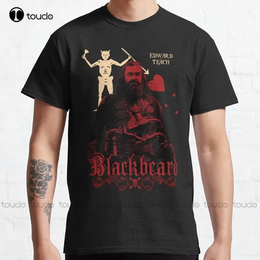 Black Sails Blackbeard Classic T-Shirt Black Sails Tshirt Dress Oversized Graphic T Shirts 100% Cotton Xs-5Xl Size Retro