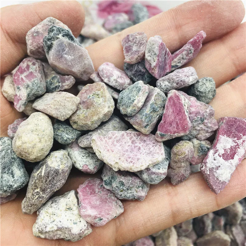 Real Rare Corundum Natural Gems for Making Jewelry Red Ruby Rough Specimen Mnerals Healing Aquarium Gravel Fish Tank Stones